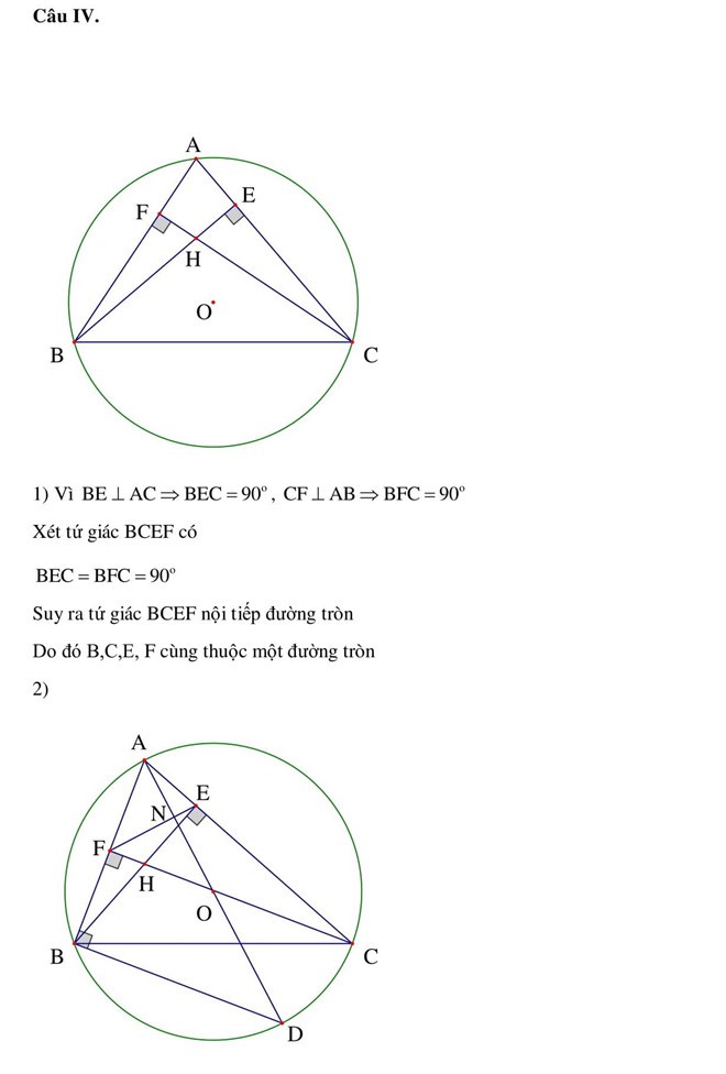 Đáp án đề thi môn Toán lớp 10 tại Hà Nội năm 2019-4