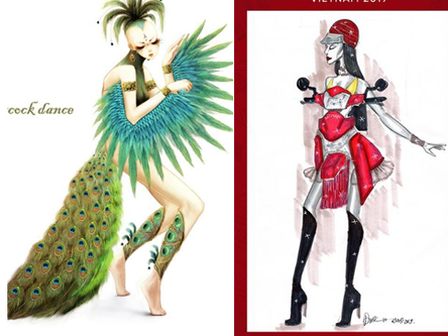 Chính thức lộ diện Top 3 Quốc phục dành cho Hoàng Thùy mang đến Miss Universe 2019-6