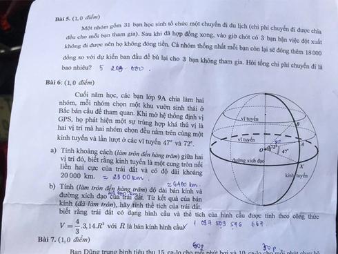 Đáp án môn Toán vào lớp 10 tại TP HCM năm 2019-9