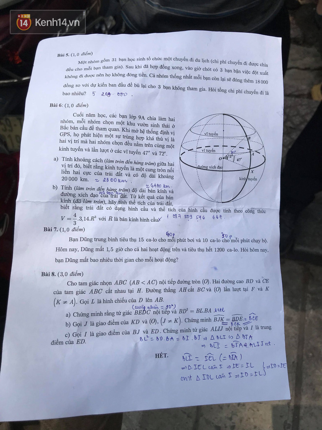 Đề thi môn Toán vào lớp 10 TPHCM năm 2019: Thí sinh than đề dài và khó-2