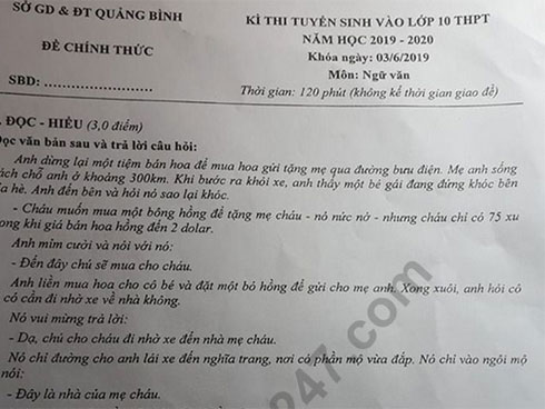Thi lại lớp 10 ở Quảng Bình: Phụ huynh sẽ kiện nếu kết quả thấp hơn-4