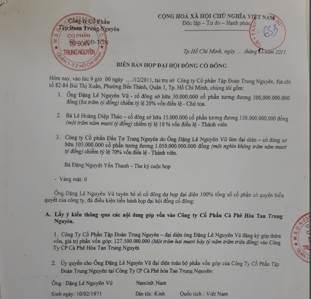 Bà Diệp Thảo tố Trung Nguyên giả mạo chữ ký: Viện Khoa học hình sự nói gì?-2