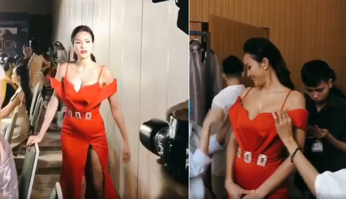 Lộ vòng 2 phình to trong đầm bó sát, Phương Mai lên tiếng về tin đồn cưới chạy bầu-1