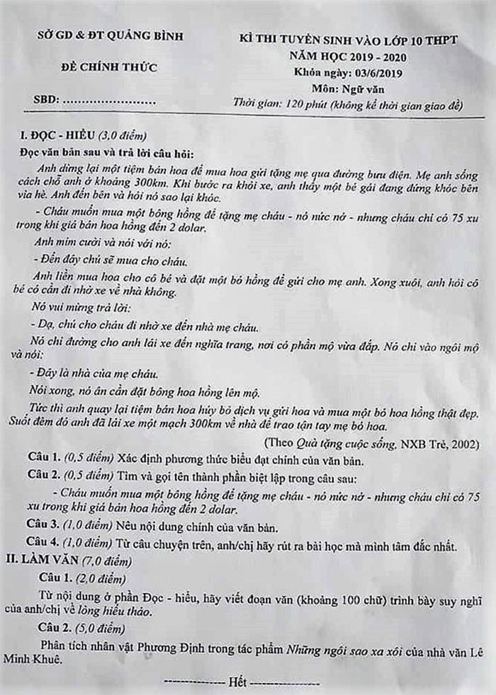 6400 học sinh Quảng Bình đội nắng 36 độ thi lại môn Văn: Quá vô lý vì lỗi của người ra đề và giám thị nhưng bọn em phải chịu trách nhiệm-10