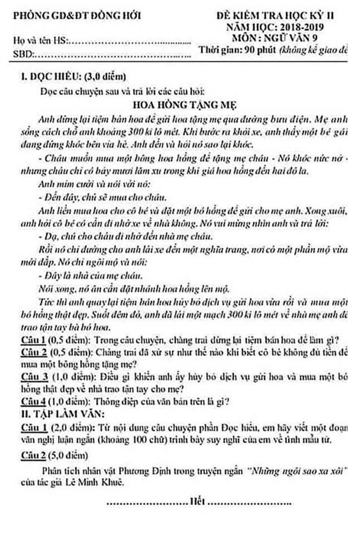 6400 học sinh Quảng Bình đội nắng 36 độ thi lại môn Văn: Quá vô lý vì lỗi của người ra đề và giám thị nhưng bọn em phải chịu trách nhiệm-11