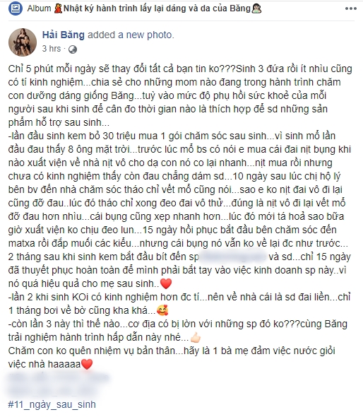 Hải Băng chia sẻ bí kíp lấy lại eo thon sau khi sinh con lần 3, bác sĩ kinh hãi vì phương pháp này có thể khiến mẹ bỉm sữa biến chứng nguy hiểm-2