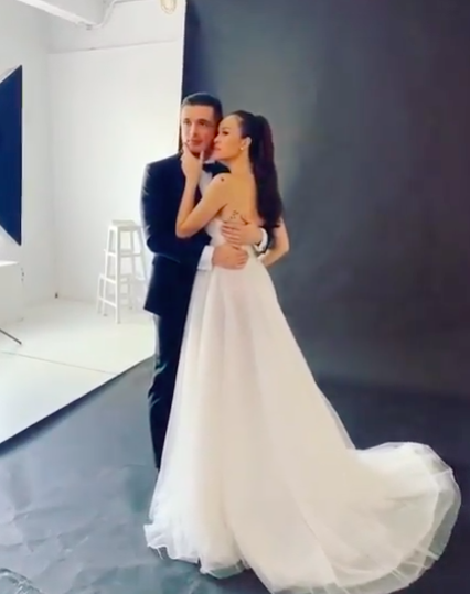 Hé lộ hậu trường chụp ảnh cưới hài hước của siêu mẫu Phương Mai cùng chồng Tây gia thế khủng-2