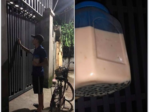 Chàng trai mang lọ trà sữa 
