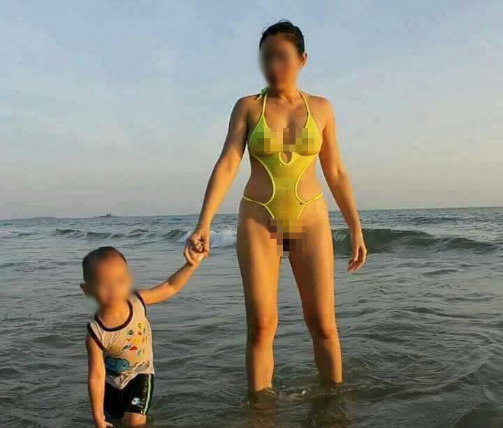 THẢM HỌA thời trang đi biển: Người diện nội y mặc như không - kẻ lại kín bưng hở mỗi mắt-4