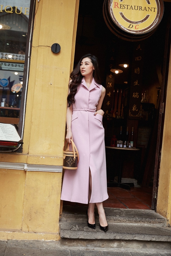 Á Hậu Tú Anh rạng ngời, thanh lịch xuống phố-12