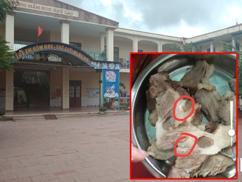 Chính quyền vào cuộc vụ thịt lợn không đảm bảo định tuồn vào trường học插图2