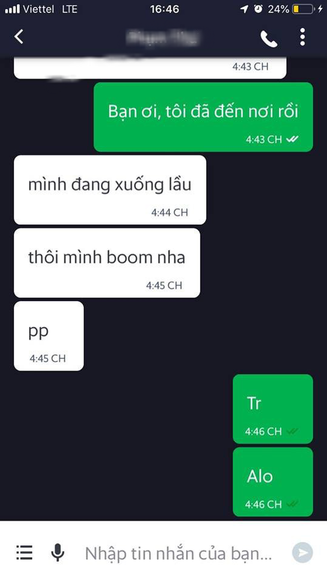 Dân mạng tìm ra danh tính cô gái trơ trẽn bùng 20 ly trà sữa 1,2 triệu với tin nhắn thôi mình bom nha của tài xế Grab-3