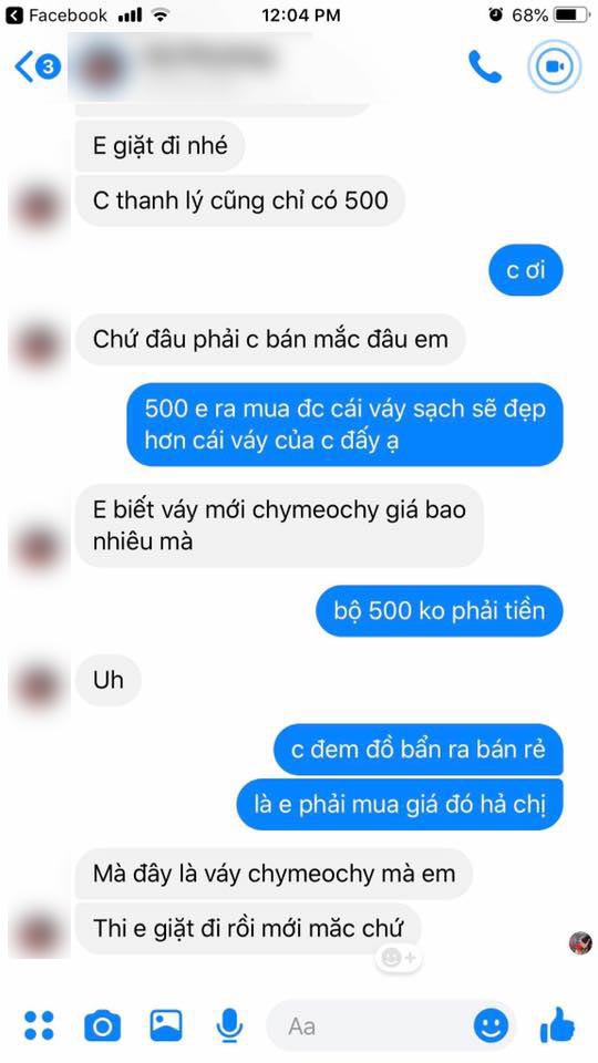 Nữ MC xinh đẹp bị tố thanh lý chiếc váy nhìn như giẻ lau với giá 500k, block không thương tiếc khi khách nhắn tin phàn nàn-2
