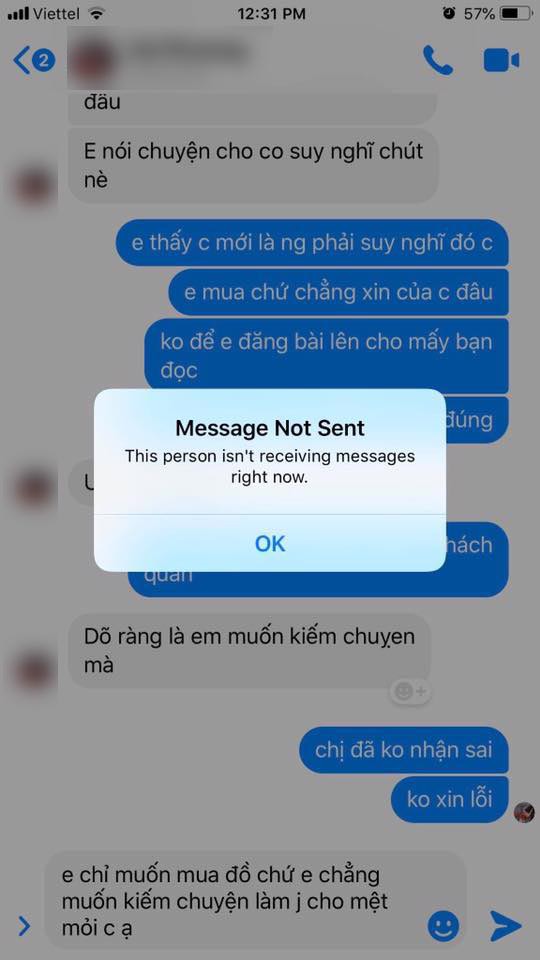 Nữ MC xinh đẹp bị tố thanh lý chiếc váy nhìn như giẻ lau với giá 500k, block không thương tiếc khi khách nhắn tin phàn nàn-5