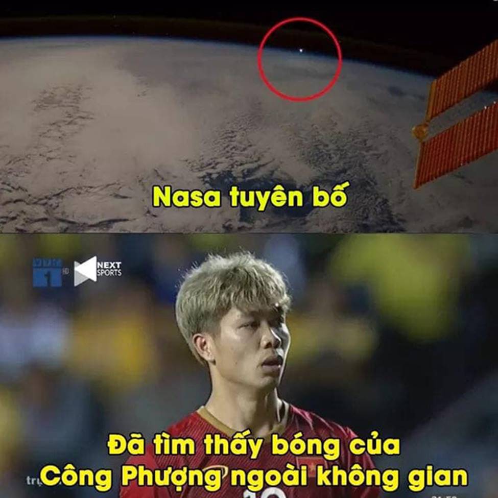 Đá trượt pen, Công Phượng trở thành chủ đề chế ảnh của cư dân mạng-1