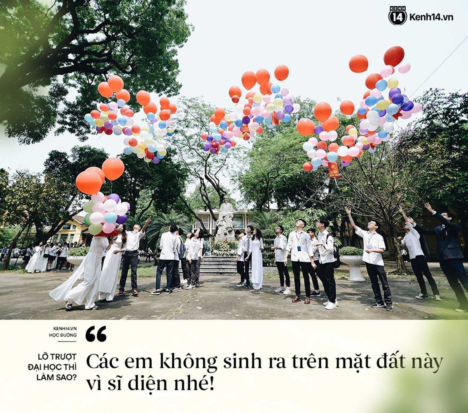 Lỡ mình trượt thì làm sao: Đừng lo, vì trên đời này không chỉ có trường Đại học đào tạo con người-1