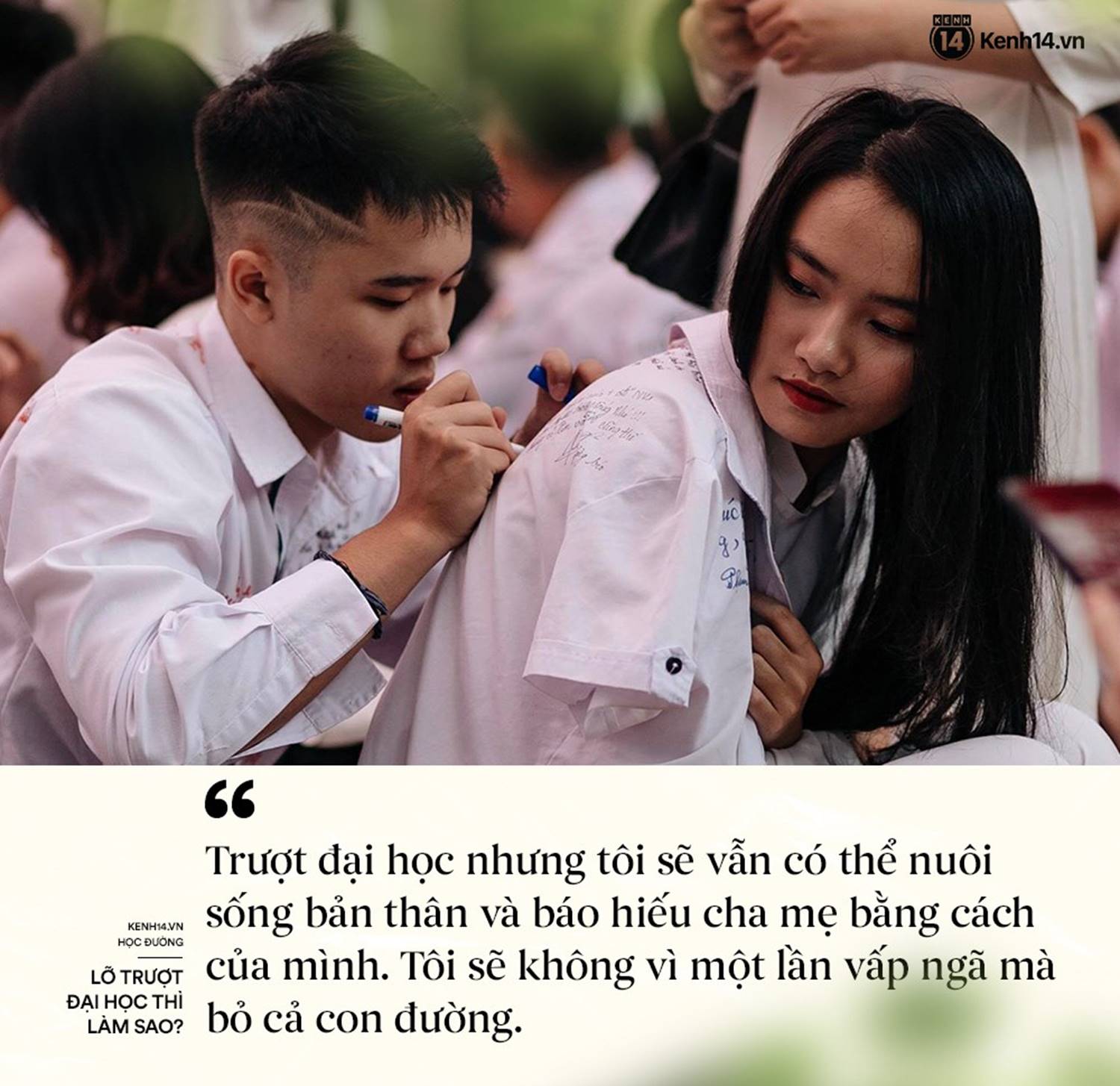 Lỡ mình trượt thì làm sao: Đừng lo, vì trên đời này không chỉ có trường Đại học đào tạo con người-8