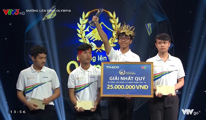Nam sinh giữ 3 kỷ lục Olympia giành vé vào chung kết năm-1