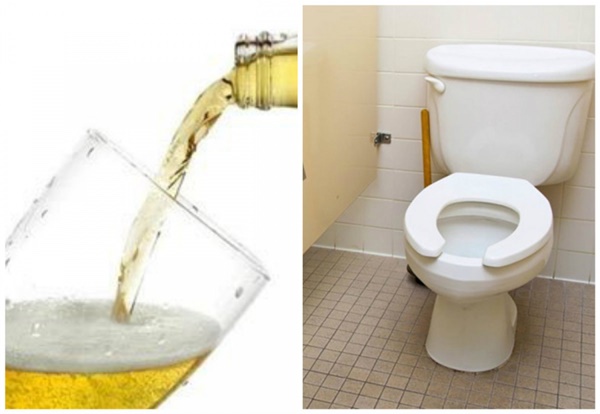 Đổ bia vào nhà vệ sinh tưởng phí của trời, ai ngờ phát hiện ra điều bất ngờ trở thành bí kíp riêng-1