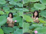 Lộ danh tính cô gái chụp ảnh khỏa thân giữa hồ sen, là diễn viên tham gia phim mà hot girl Trâm Anh bị cắt vai-4