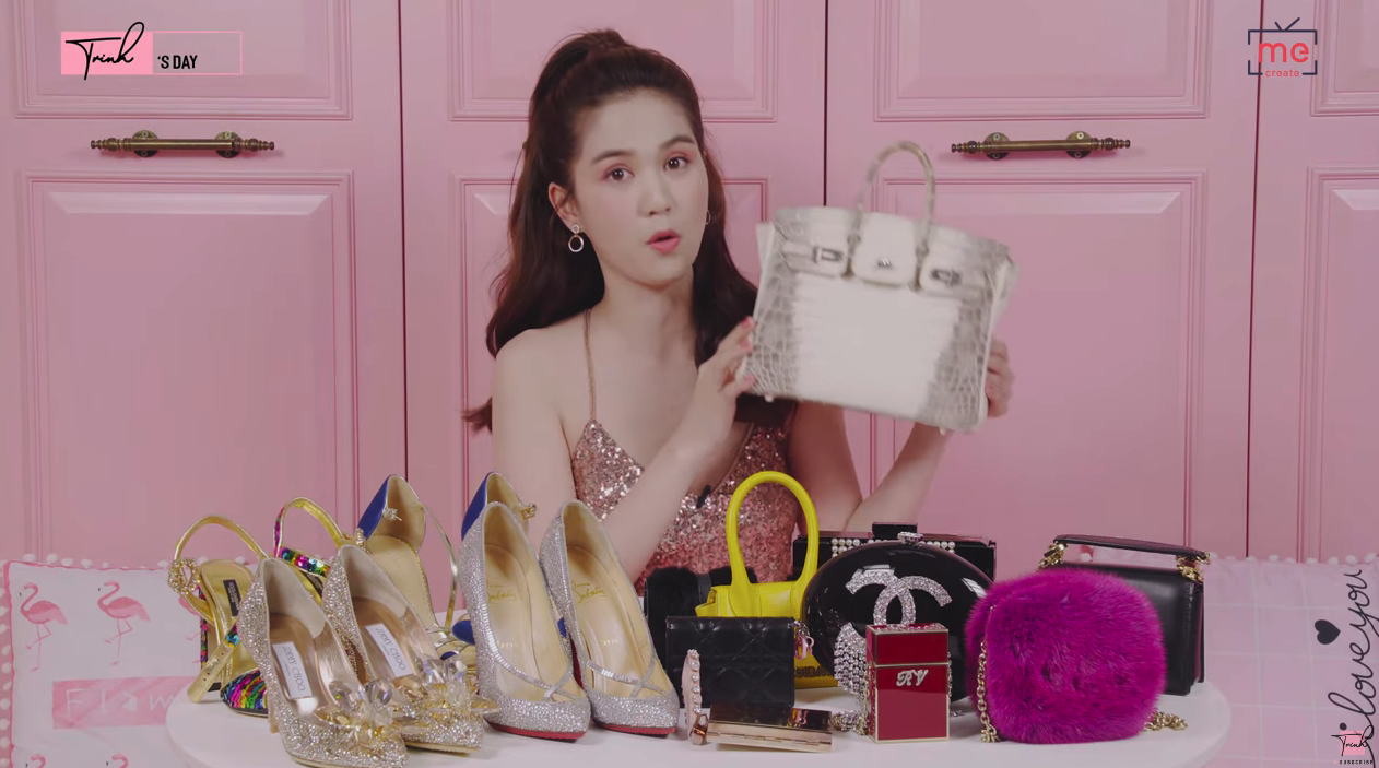 Khoe 1 bàn đồ hiệu 4 tỷ, Ngọc Trinh không quên nhắc lại vụ khẩu chiến với Đỗ Mạnh Cường năm xưa-1