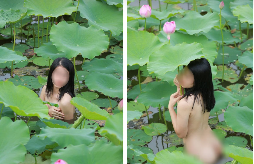 Lộ danh tính cô gái chụp ảnh khỏa thân giữa hồ sen, là diễn viên tham gia phim mà hot girl Trâm Anh bị cắt vai-2