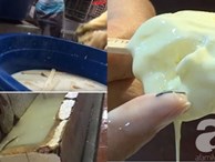 Kinh hãi quy trình sản xuất kem 'siêu bẩn' tại Hà Nội: Coi chừng nhiễm melamin, ngộ độc vì chuộng ăn kem vị lạ giá rẻ!
