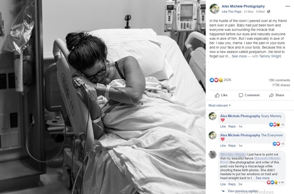 Bức ảnh người mẹ gục trên giường sinh sau khi vượt cạn nhắc nhở về điều mà hầu hết mọi người quên mất vào khoảnh khắc con nhỏ chào đời-2