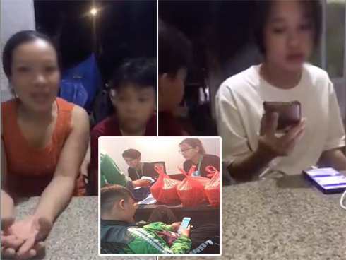 Bùng 20 ly trà sữa của shipper: Cậu bé 12 tuổi cùng chị và mẹ có mặt ở trụ sở Grab-2