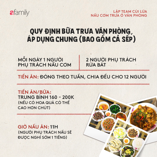 Cô nàng Hà Nội khoe văn hóa thú vị ở công ty: Lập team nấu cơm ngay tại văn phòng, sếp cũng được phân công rửa bát-9