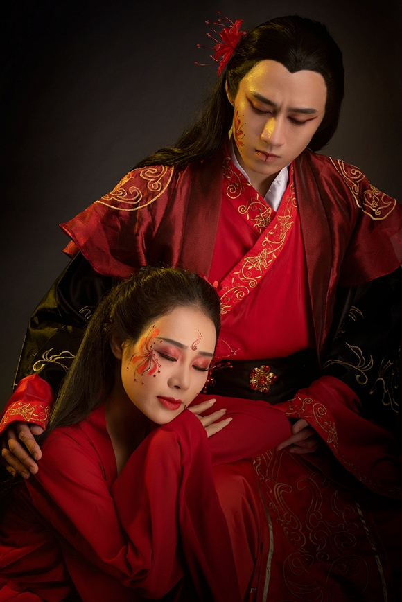 Hoa Trần - vợ NSƯT Việt Hoàn gây thương nhớ với tạo hình cổ trang-7