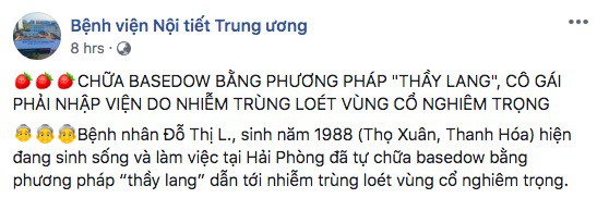 Tự chữa bệnh về tuyến giáp bằng phương pháp thầy lang, cô gái Hải Phòng bị nhiễm trùng nghiêm trọng vùng cổ-1