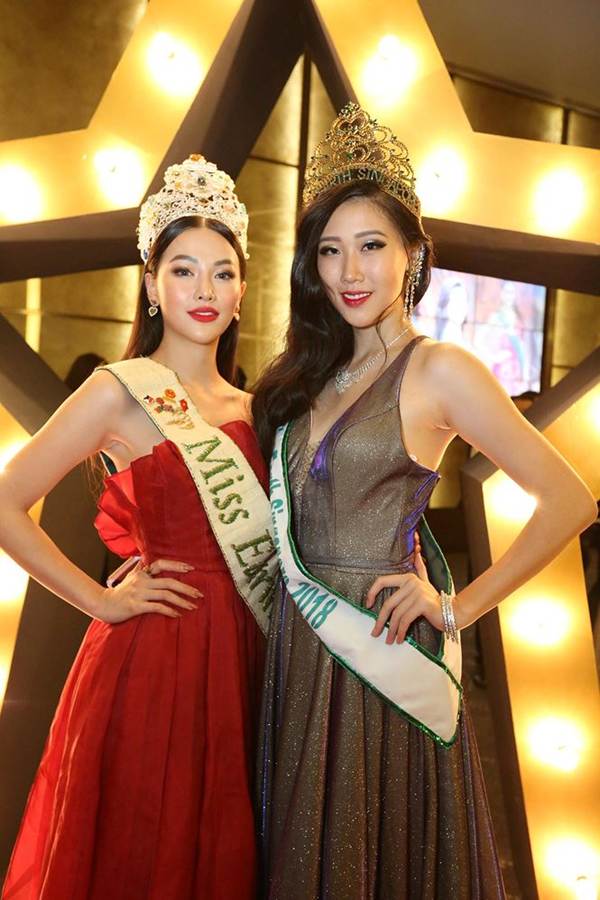 Hoa hậu Phương Khánh nóng bỏng với sắc đỏ dự chung kết Miss Earth Singapore 2019-3