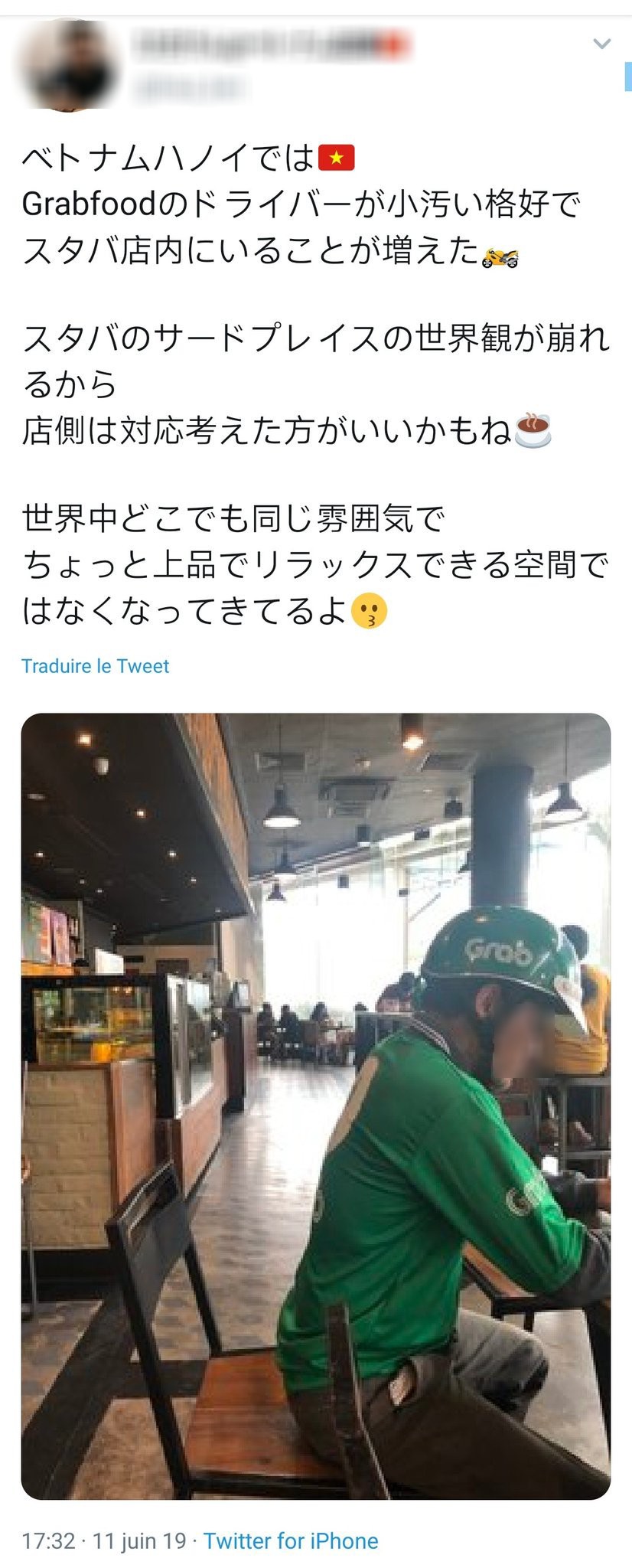 Đi mua nước cho khách, shipper Việt bị CEO Nhật khinh thường chỉ vì trông bẩn bẩn, làm mất không khí sang trọng ở Starbucks-1