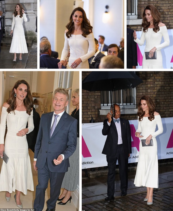 Vừa bị chê già nua quê mùa, Công nương Kate ngay lập tức lột xác khoe vai trần gợi cảm khiến người hâm mộ ngất ngây-3