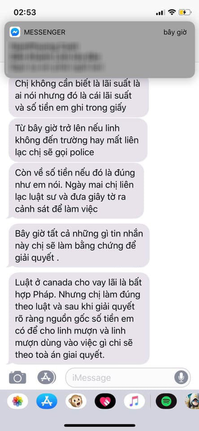 Nữ du học sinh Việt sinh năm 2001 bị tố lừa đảo hơn 350 triệu đồng, đòi lại tiền còn bị gia đình hăm doạ-13