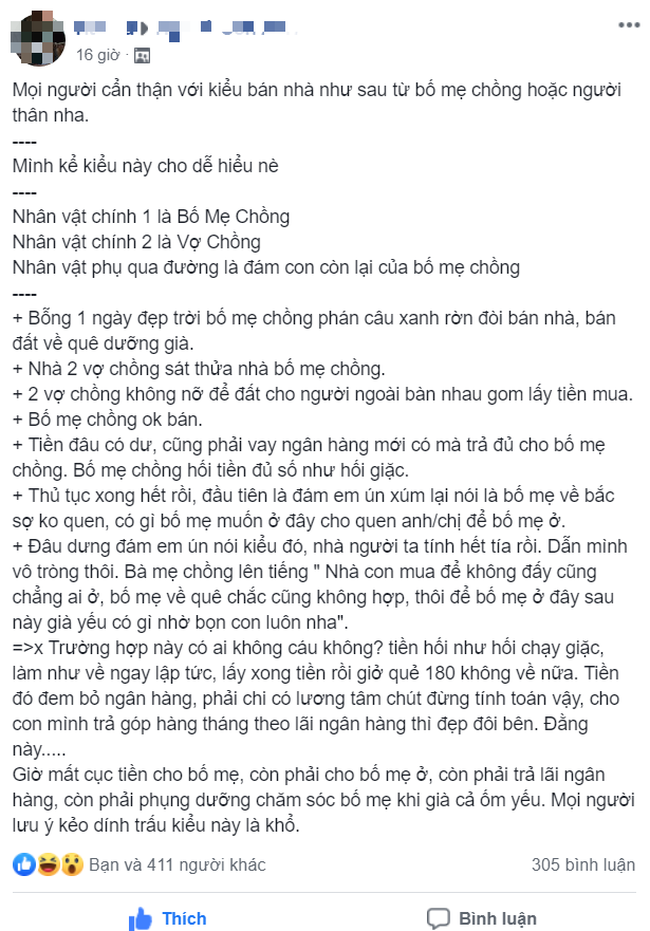 Mua nhà của bố mẹ chồng mà vẫn dính quả lừa đau đớn, vợ trẻ lên tiếng cảnh báo mánh khóe, chị em mách ngược cách đòi tiền-1