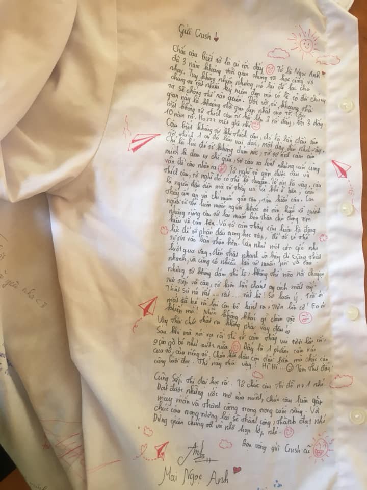 Cô gái với bức thư tình không bao giờ được đáp lại trên áo đồng phục: Đúng người, đúng thời điểm nhưng không đến được với nhau, đó là thanh xuân-2