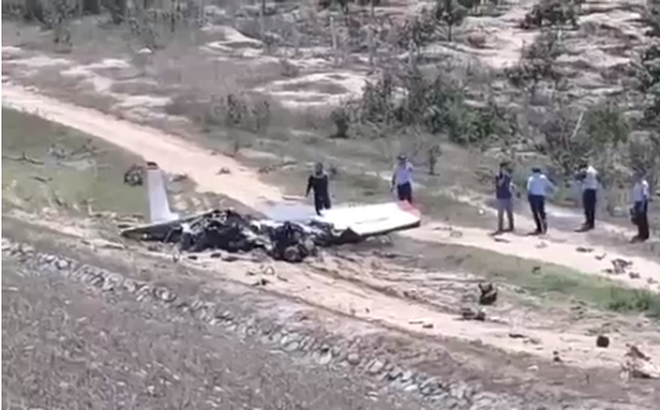 Máy bay quân sự rơi ở Khánh Hòa, 2 phi công tử nạn-1