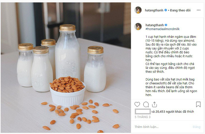 Bên cạnh quả bơ, Tăng Thanh Hà còn nhờ cậy đến món sữa thần” này để giữ vóc dáng săn gọn không mỡ thừa-2