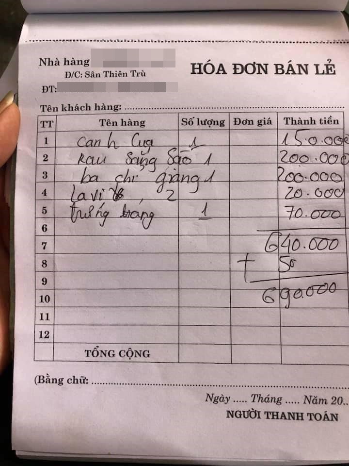 Tố nhà hàng chém đẹp bát canh cua 150k, đĩa trứng 70k, chàng trai bị dân mạng bóc mẽ vì loạt điểm vô lý-2