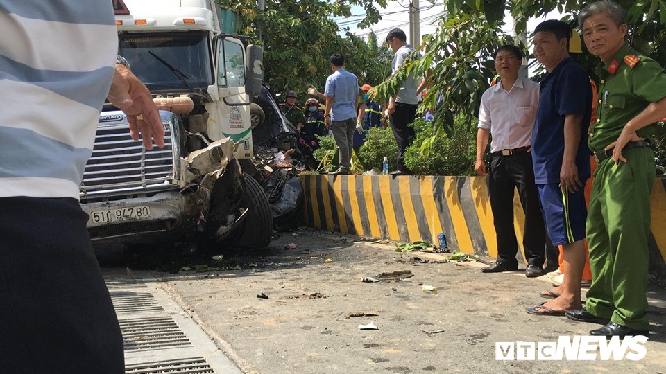 Tài xế container gây tai nạn khiến 5 người thiệt mạng ở Tây Ninh khai do ngủ gật-1