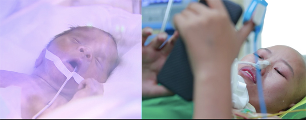 Giây phút oà khóc khi mẹ con bé Bình An gặp nhau-10