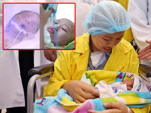 Sau bao ngày mong đợi, mẹ ung thư giai đoạn cuối hạnh phúc đón con trai Bình An xuất viện-6