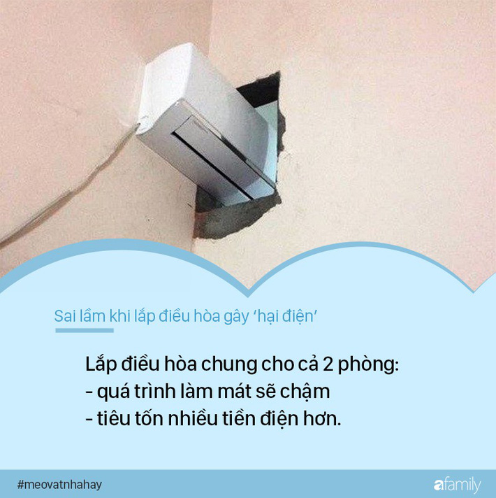 Sai lầm khủng khiếp khi lắp điều hòa - chạy vài ngày là hỏng, chết sặc tiền điện-4
