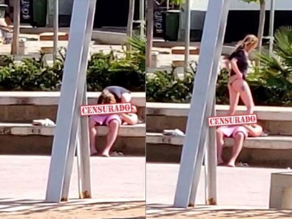 Nhức mắt cảnh cặp đôi làm chuyện ấy giữa thanh thiên bạch nhật, không màng người qua lại-1