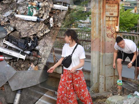 Nguyên nhân lỗ thủng lớn xuất hiện trên mặt cầu Long Biên-2