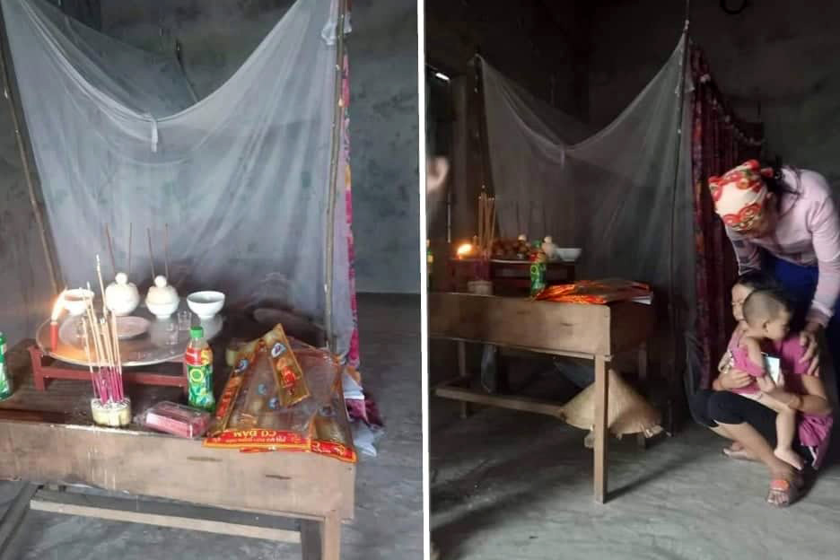 Chồng hoảng loạn thấy dép, nón của vợ con nổi trên sông-1