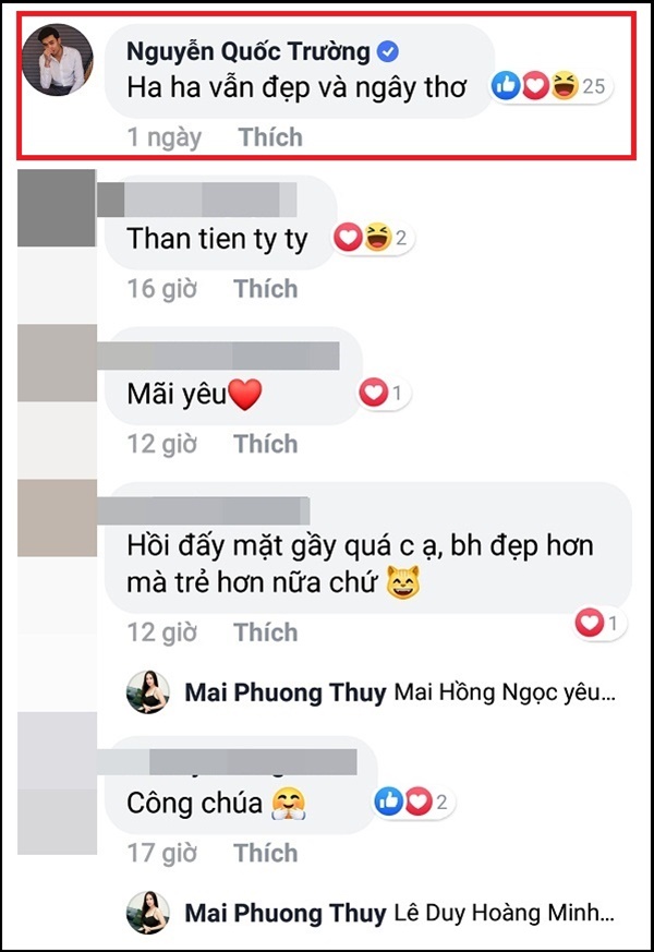 Thấy Mai Phương Thúy tự đăng ảnh dìm hàng, Quốc Trường bình luận bất ngờ về nhan sắc khiến ai nấy tan chảy-2