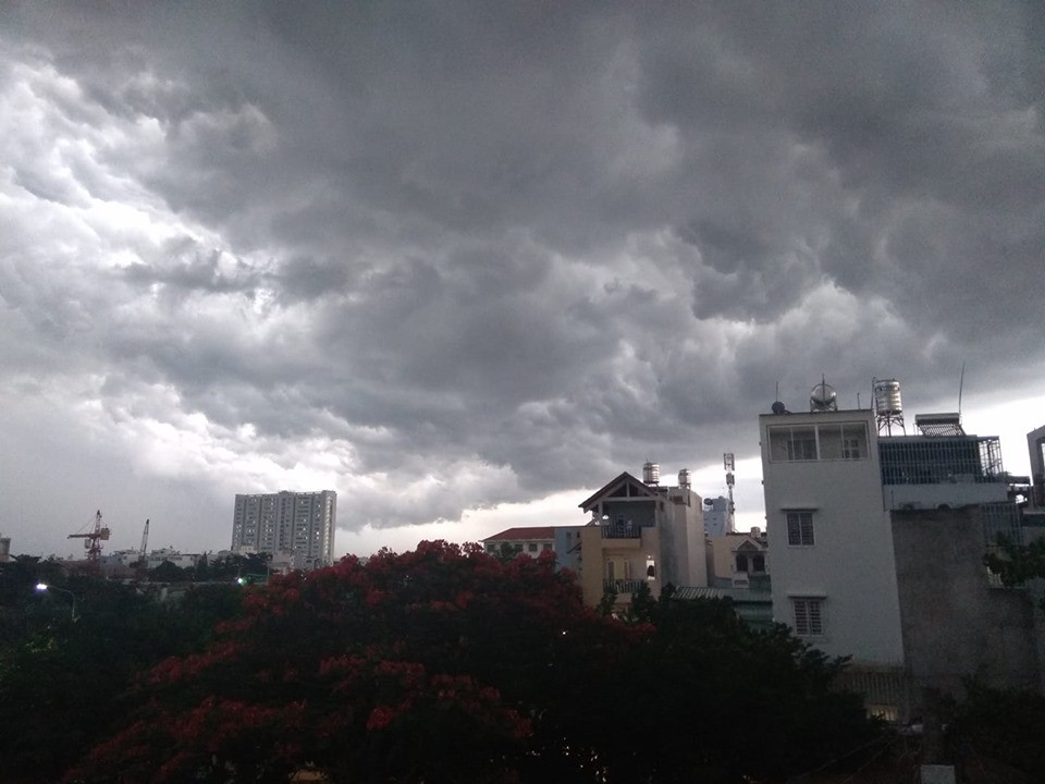 Mưa lớn kèm gió lốc mạnh khiến người Sài Gòn hốt hoảng, ướt sũng vì trở tay không kịp-2